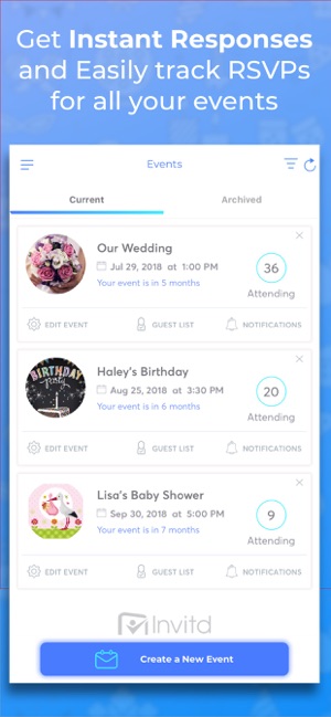 Invitd Invitation Maker & RSVP(圖2)-速報App
