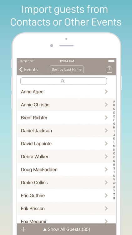 guest list organizer by denys yevenko guest list apps