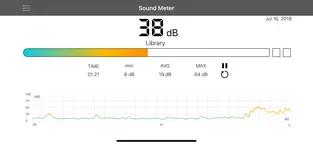 Screenshot 4 Sonómetro decibelímetro iphone