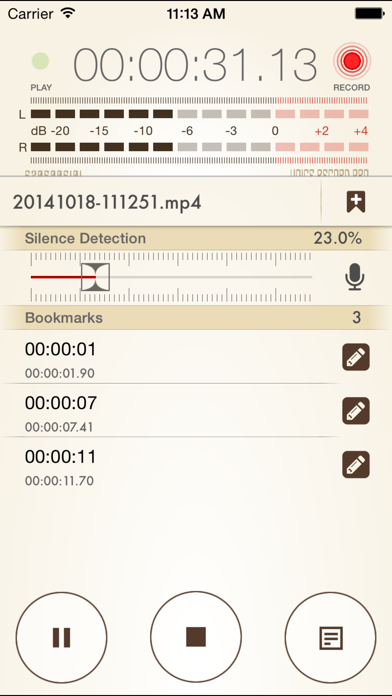 Voice Record Pro 7 Full screenshot1