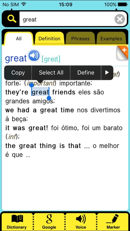 Collins Portuguese English screenshot-3