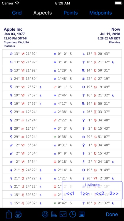 iPhemeris Astrology Charts screenshot-3