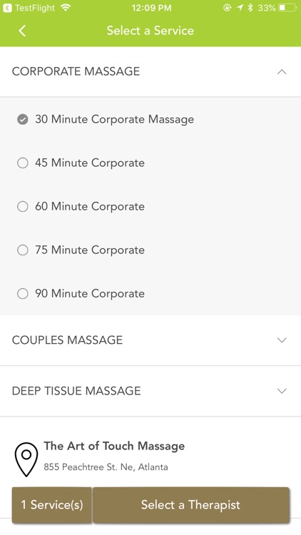 The art of touch massage
