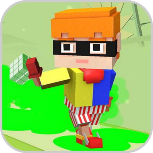 Blocky Temple: Endless Run iOS App