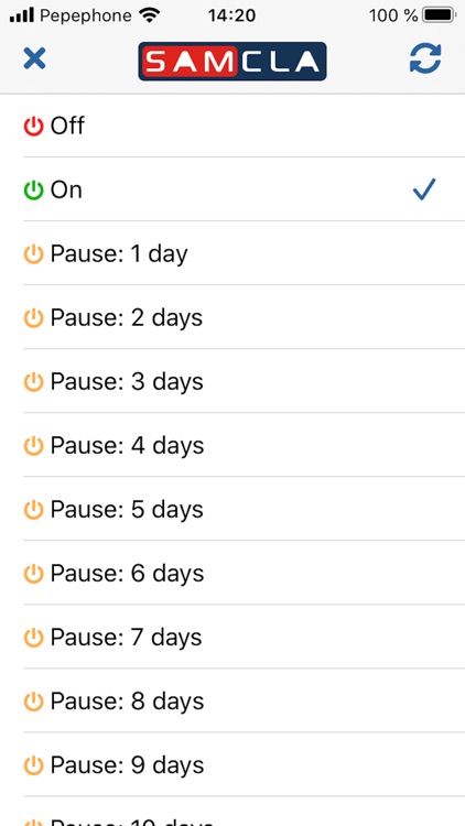 Samcla Infinite BLE v1 screenshot-5