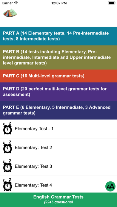 How to cancel & delete English Grammar Tests (9246) from iphone & ipad 1