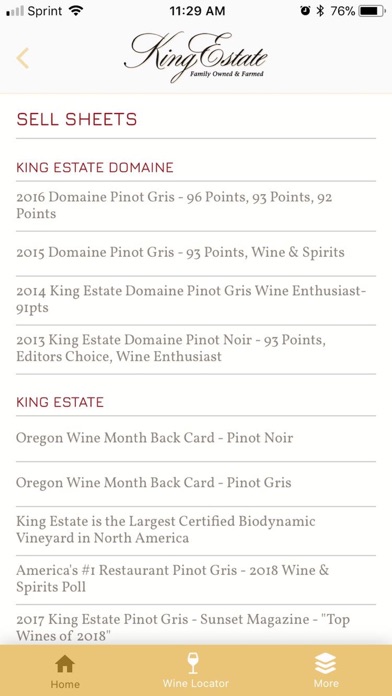 King Estate Winery screenshot 2