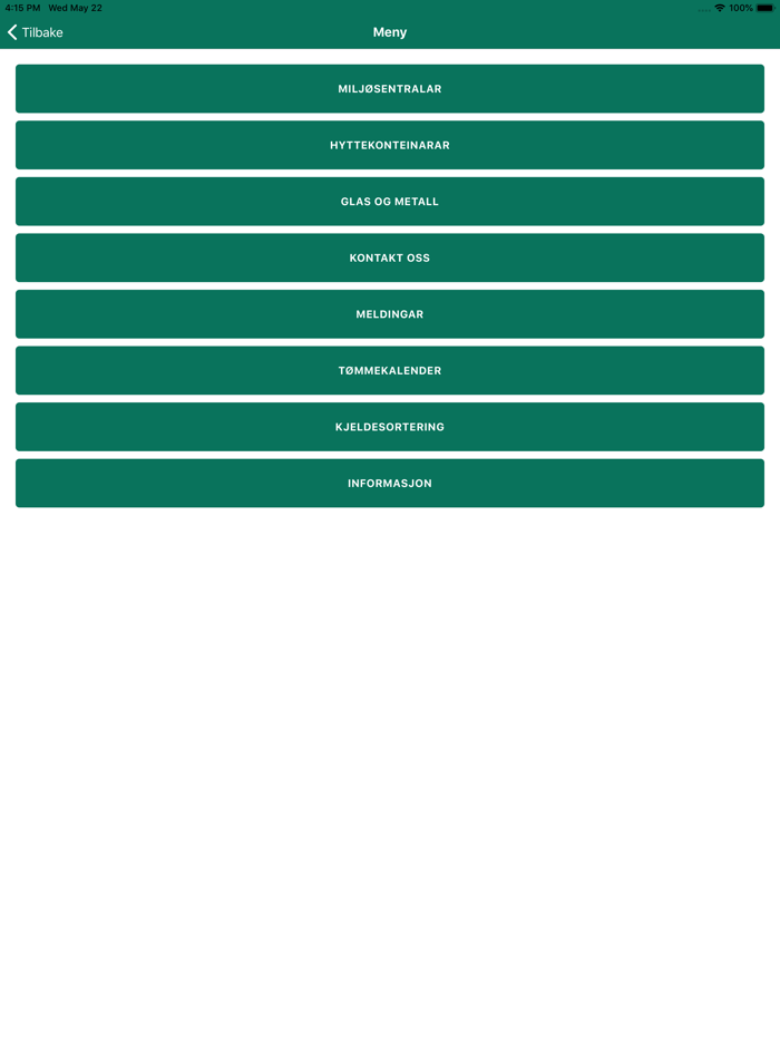 SIM - Tømmekalender