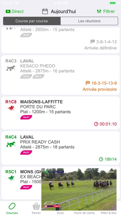 MyPMU – Infos hippiques