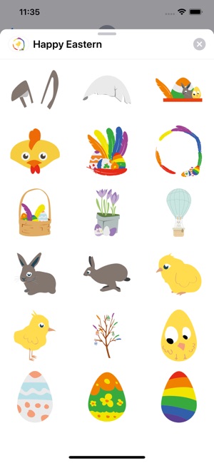 Happy Eastern Stickers(圖2)-速報App