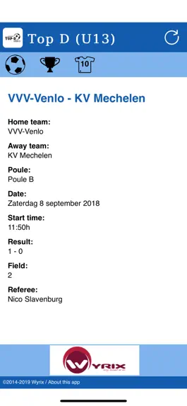 Game screenshot Top D Toernooi (U13) apk