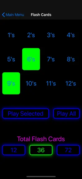 Game screenshot Neon Times Tables apk