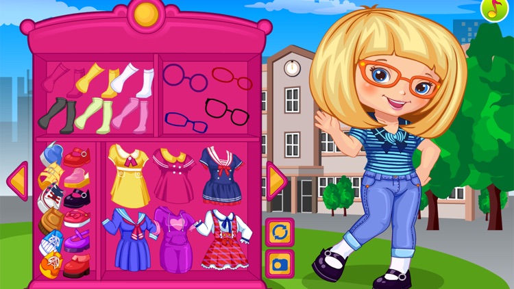 Dressup game my school uniform screenshot-5