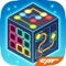 PUZZLE GLOW comprised of shapes, lines, colors, numbers and symbols