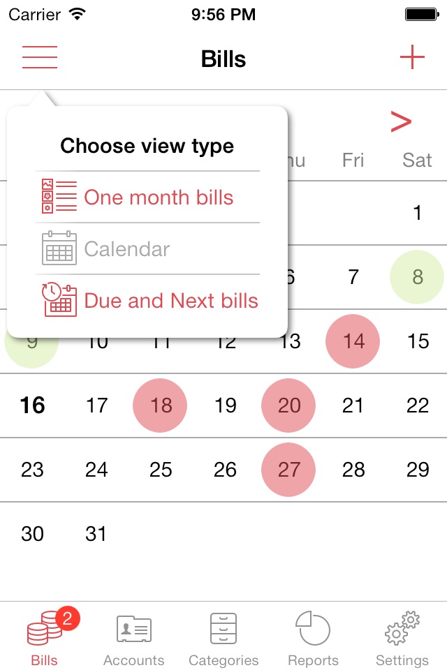 Bills Manager screenshot 2