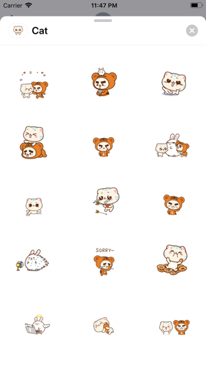 Lovey Cat Animated Stickers(圖3)-速報App