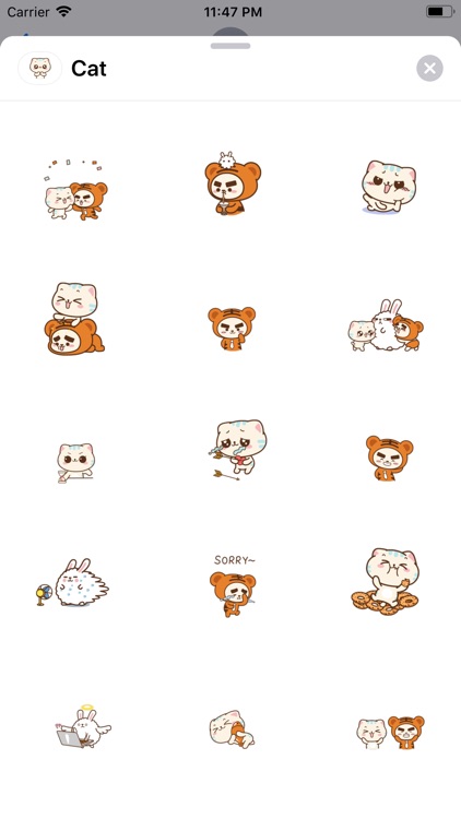 Lovey Cat Animated Stickers