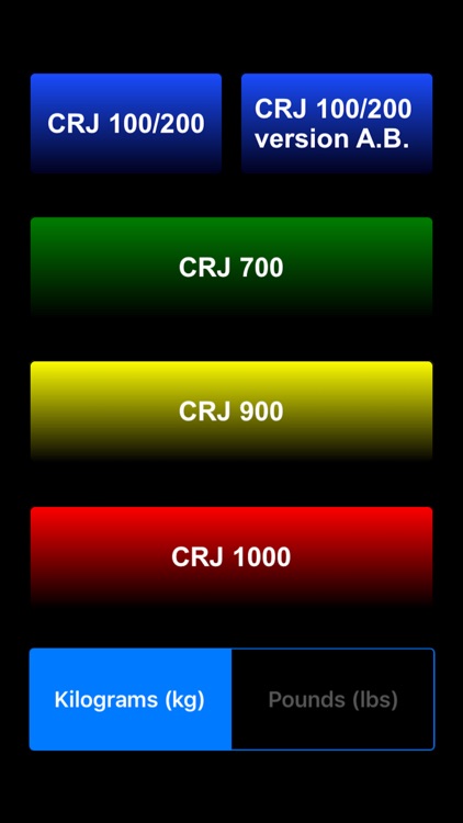 CRJ Weight and balance