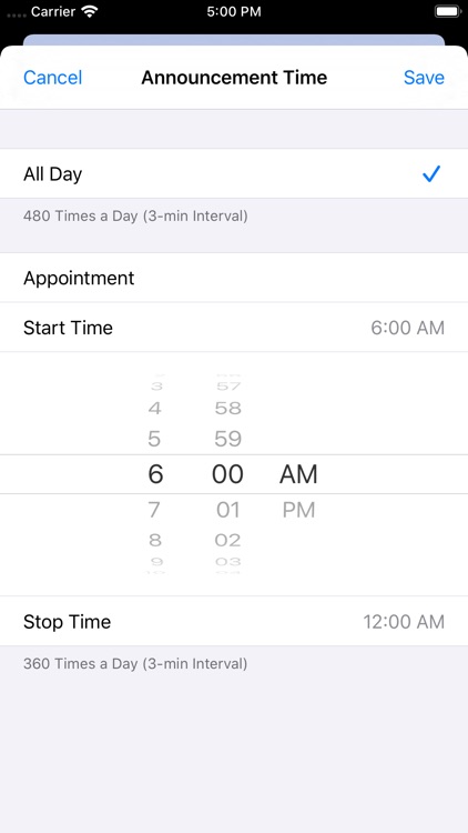 Voice Over Clock