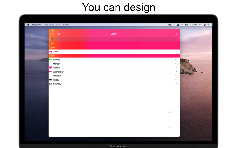 Design Note (password) screenshot 2