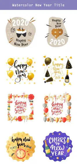 Game screenshot Watercolor New Year Greetings hack