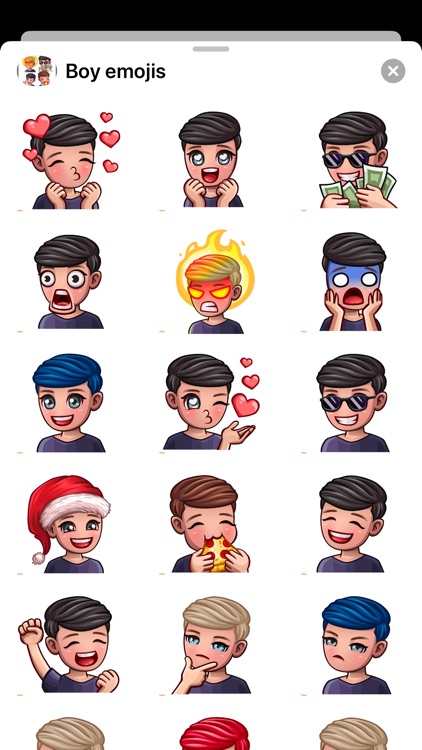 Boy New Emojis HD