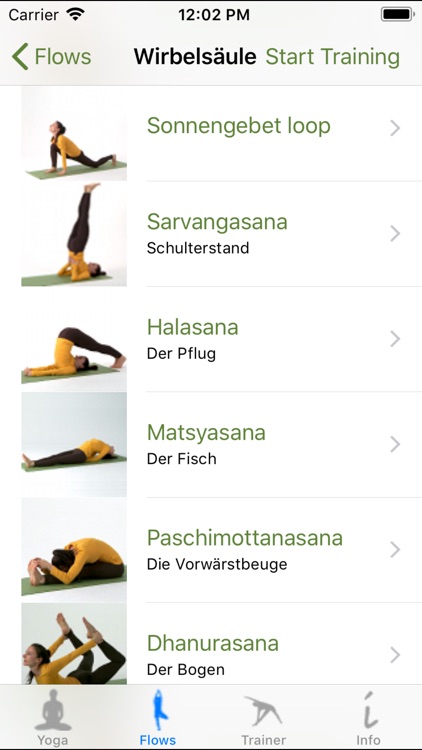 Yoga Video Trainer Deutsch screenshot-7