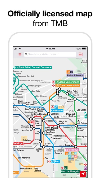 Barcelona Metro - TMB Map screenshot-0