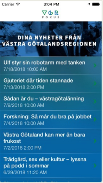 VGRfokus - Nyheter från VGR screenshot 3