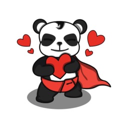 Funny and cute Panda sticker