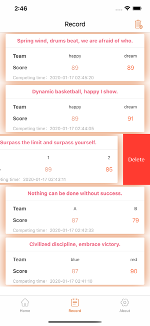 Basketball Scoring Assistant(圖5)-速報App