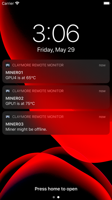 Claymore Remote Monitor screenshot 2