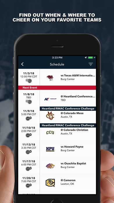 DBU Athletics screenshot 2