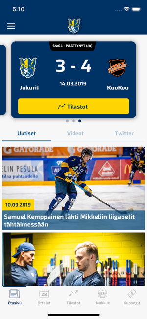 Mikkelin Jukurit(圖1)-速報App