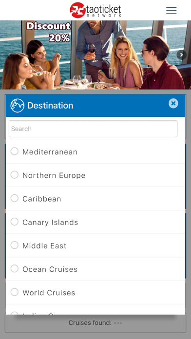 Ticketcosta - Cruises screenshot 3