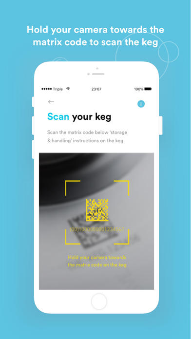 KeyKeg support app screenshot 2