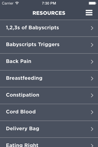 Babyscripts screenshot 2