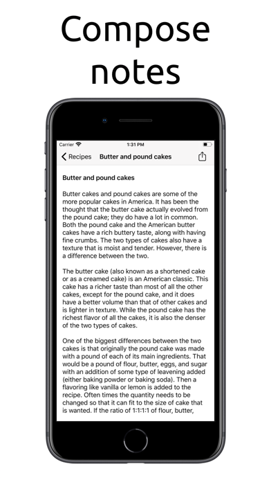Minimal Notes Screenshot on iOS