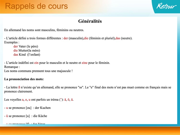 Le vocabulaire allemand screenshot-4