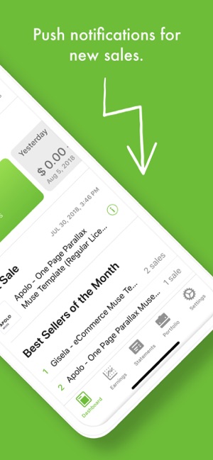 Eden - Envato Sales Tracker(圖3)-速報App