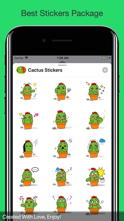 Cactus Animated Stickers