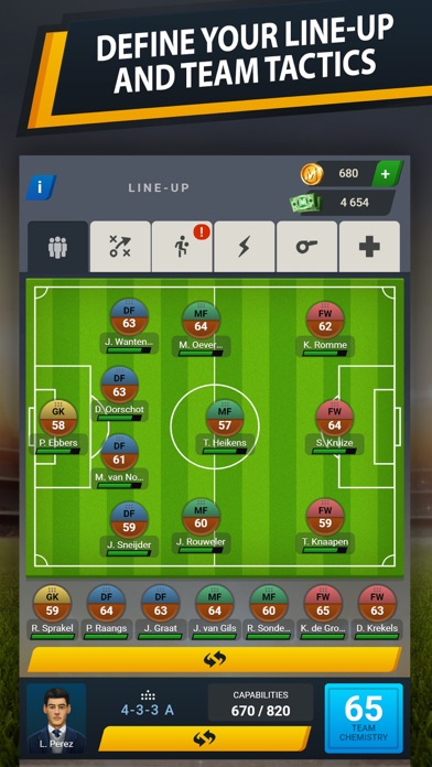 Club Manager - Soccer Game screenshot 2