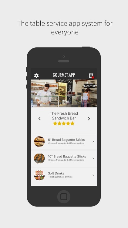 Gourmet App - Waiter Services