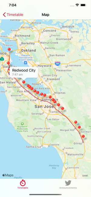 Caltrain Timetable(圖4)-速報App