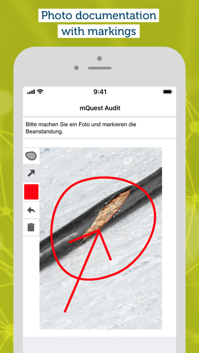 How to cancel & delete mQuest Audit from iphone & ipad 4