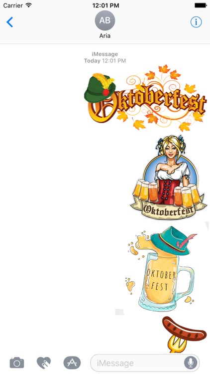 Happy Oktoberfest Beer Icon