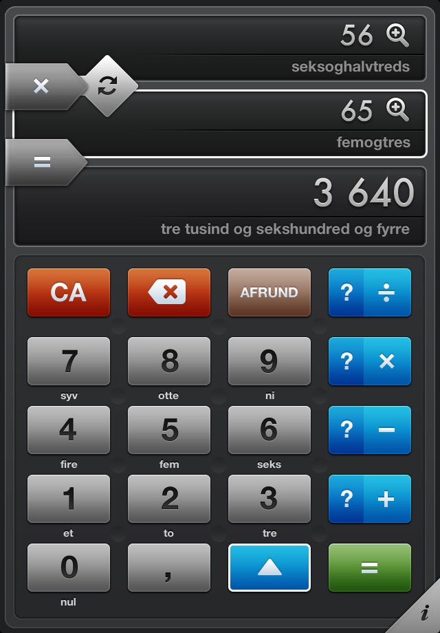 Dyscalculator screenshot 2