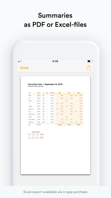 Splid – Split group bills screenshot-3