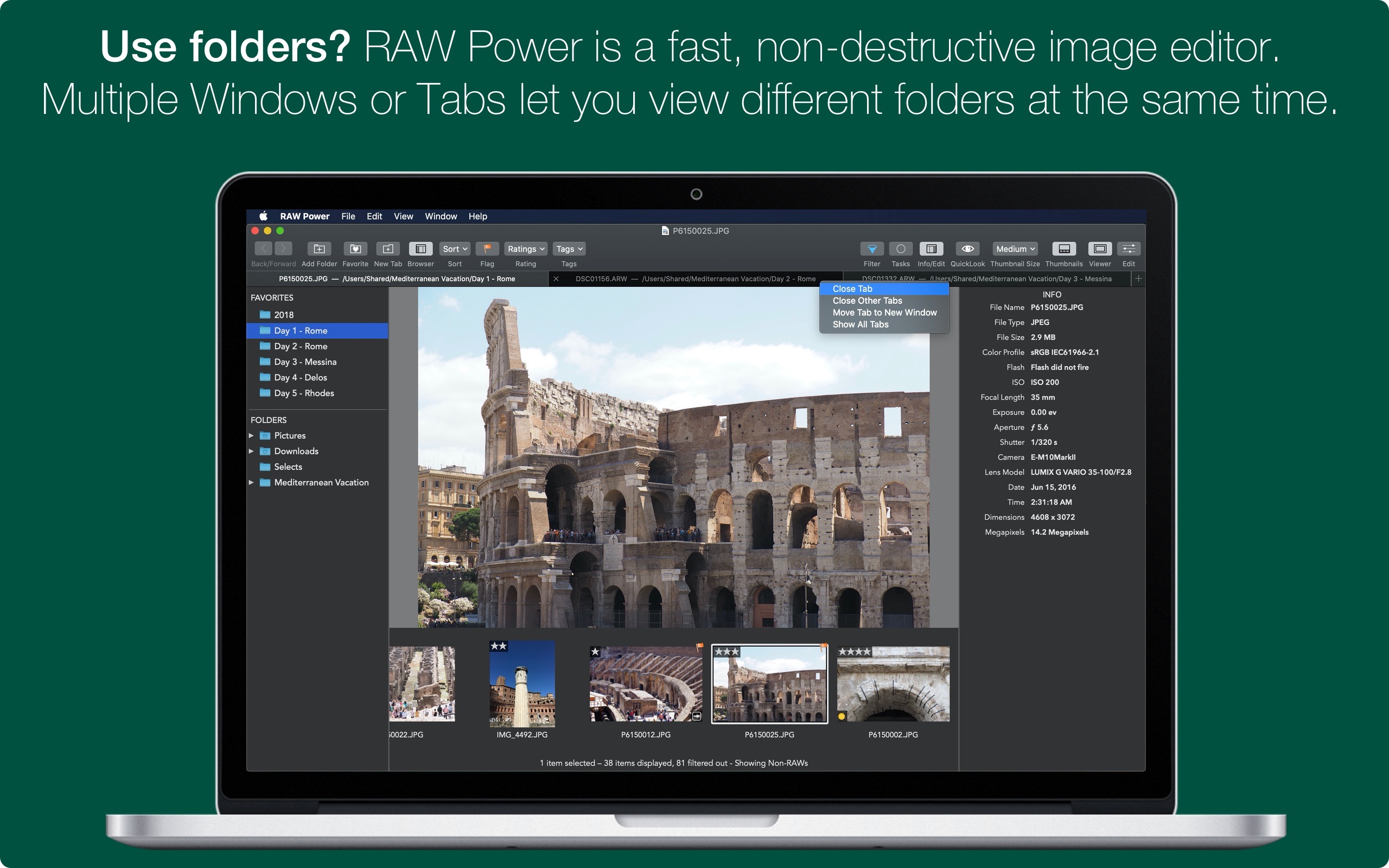 Screenshot do app RAW Power