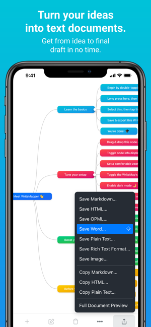 WriteMapper 2: Mind Map(圖2)-速報App